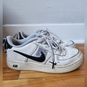 Nike Air Force 1 Low Utility White Black (GS)